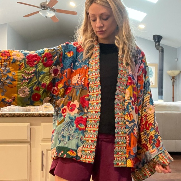 Johnny Was Jackets & Blazers - Johnny was Kiki reversible coat XL